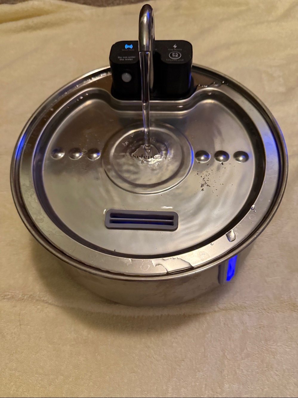 Mint condition! Selene Wireless Doggy Fountain. 4 liters. 5 filters.